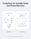 Anker charging guide for Standby Mode and phone retrieval with instructions