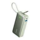 Anker power bank with USB-C cable for fast charging