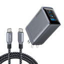 Anker Prime Charger (100W, 3 Ports, GaN) and  USB-C to USB-C Cable (240W, 6 ft)