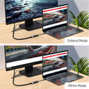 4K 60Hz USB-C to HDMI 2.0 Adapter in Black