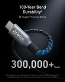 Anker Prime Charger (100W, 3 Ports, GaN) and Anker Prime USB-C to USB-C Cable (240W, Upcycled-Braided)