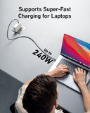 Anker Prime Docking Station (DL7400)  and USB-C to USB-C Cable (Thunderbolt 4 Compatible)