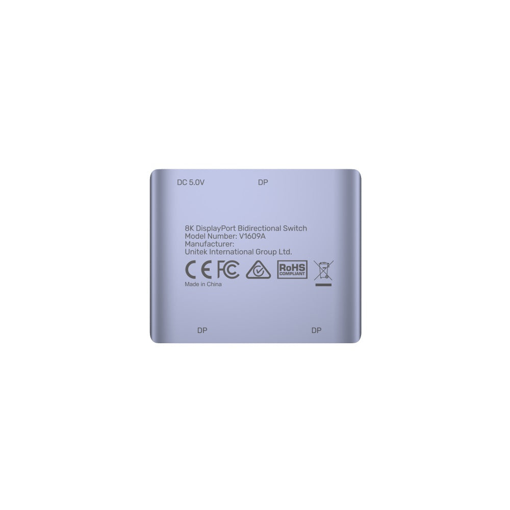 8K DisplayPort Bi-Directional Switch