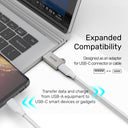 USB-A To USB-C Zinc Adapter