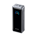 Anker portable charger with digital display showing 100% for Keyword
