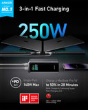 Anker with 250W 3-in-1 charger for fast MacBook power