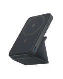 Anker with foldable stand for magnetic wireless charging
