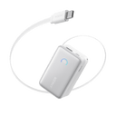 Anker power bank with built-in charging cable for easy portability