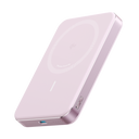 Anker pink power bank with wireless charging for on-the-go