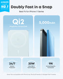 Anker Qi2 compatible power bank for iPhone 17 with fast USB-C charging