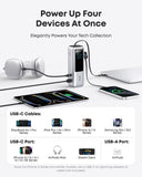 Bundle kit: Anker Laptop Power Bank (25K, 165W, Built-In and Retractable Cables) and Anker USB-C to USB-C Cable (6 ft, 240W, Upcycled-Braided)