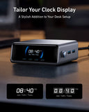 Anker desk clock with customizable display for Keyword