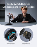 Anker stand with 360-degree rotation and patented Omni Loop for flexible phone use