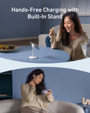 Anker stand with built-in hands-free charging for convenience