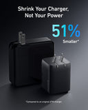 Anker GaNPrime charger with 51% smaller size for portability
