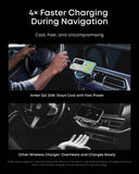 Anker car wireless charger with navigation for 4× faster charging