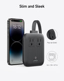 Anker with slim design for pop-up outlet