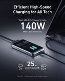 Anker Prime Charger (250W, 6 Ports, GaNPrime) and Charging Station (8-in-1, 240W)