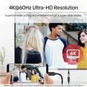 Full-Featured USB-C Extension Cable with 4K@60Hz, 100W Power Delivery and 10Gbps Data (USB 3.2 Gen2)