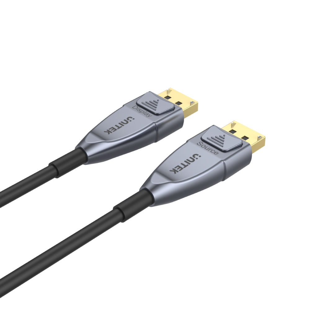8K Fiber Optic DisplayPort 1.4 Cable (8K @60Hz, 4K 144Hz, 1440p @240Hz)