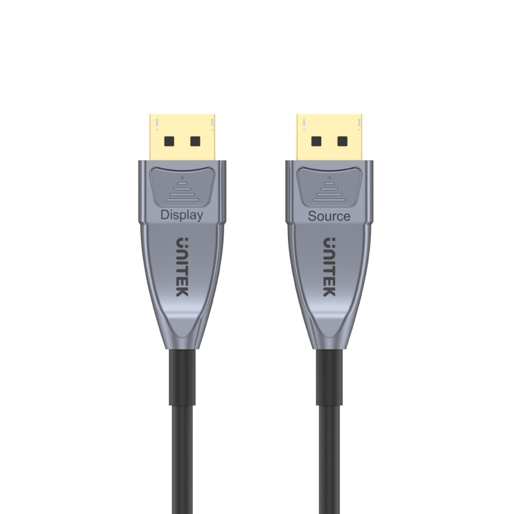 8K Fiber Optic DisplayPort 1.4 Cable (8K @60Hz, 4K 144Hz, 1440p @240Hz)