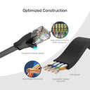 Cat 6 UTP RJ45 Flat Ethernet Cable over 10M