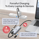 uHUB P5+ 5-in-1 USB-C Ethernet Hub with HDMI and 100W Power Delivery
