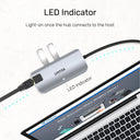 uHUB P5+ 5-in-1 USB-C Ethernet Hub with HDMI and 100W Power Delivery