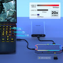 uHUB S7+ 7-in-1 USB-C Hub with 10Gbps Data, HDMI and PD 100W