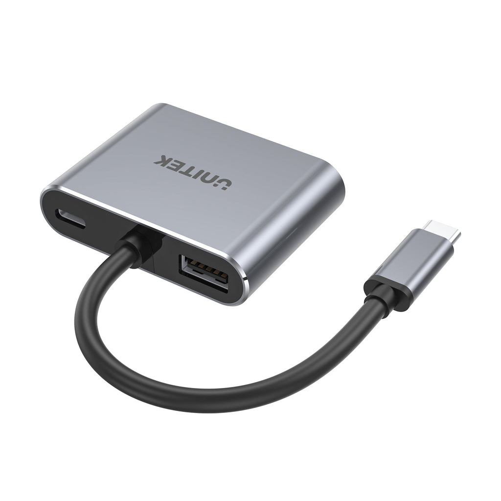 uHUB Q4 Lite 4-in-1 USB-C Hub with MST Dual Display and PD 100W