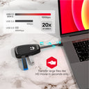 Unitek uHUB Q4+ 4-in-1 USB-C Hub with 10Gbps Data, HDMI and PD 100W