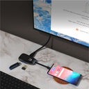 Unitek uHUB Q4+ 4-in-1 USB-C Hub with 10Gbps Data, HDMI and PD 100W