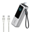 Bundle kit: Anker Laptop Power Bank (25K, 165W, Built-In and Retractable Cables) and Anker USB-C to USB-C Cable (6 ft, 240W, Upcycled-Braided)