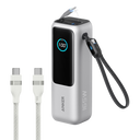 Bundle kit: Anker Laptop Power Bank (25K, 165W, Built-In and Retractable Cables) and Anker USB-C to USB-C Cable (6 ft, 240W, Upcycled-Braided)