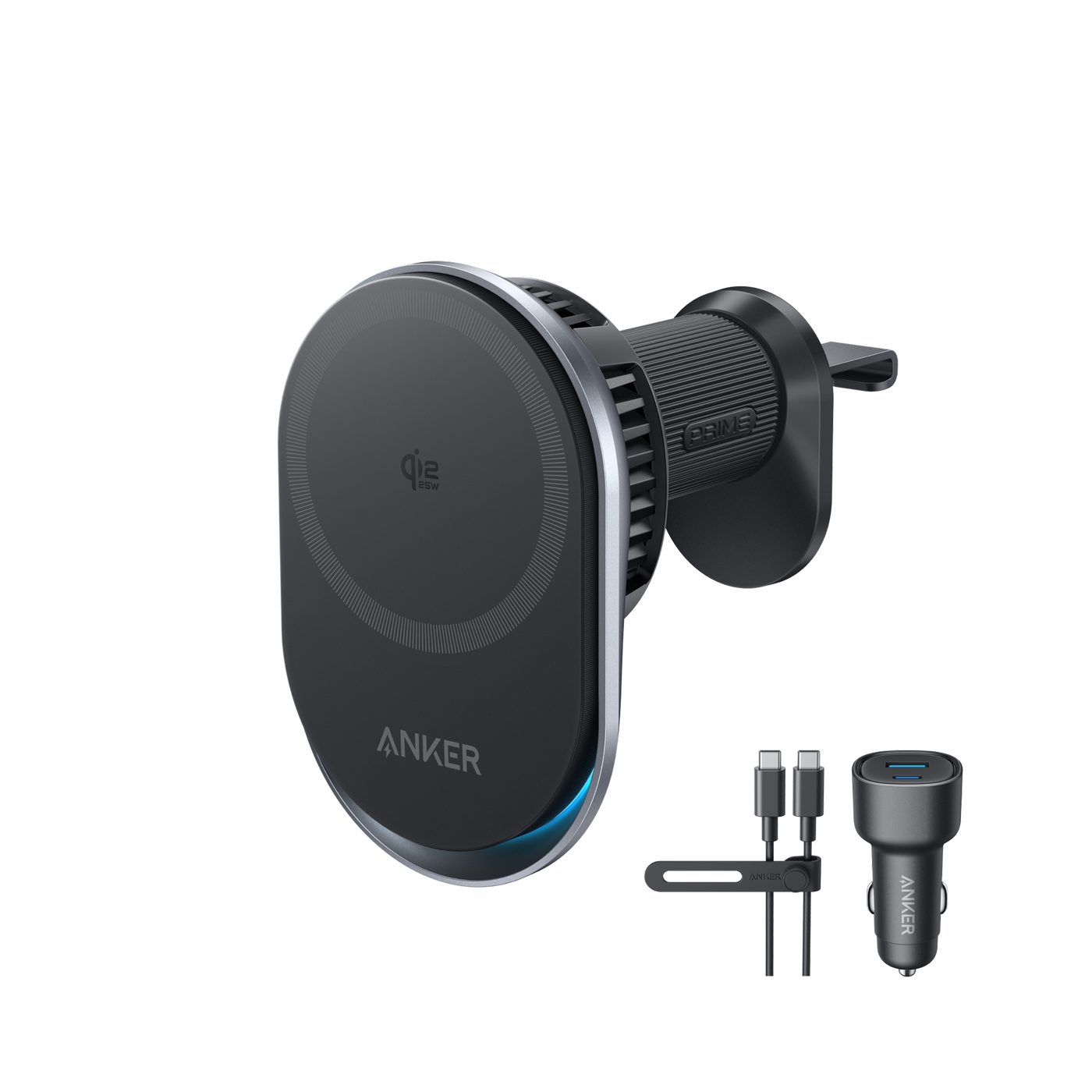 Anker with wireless car charger for Prime