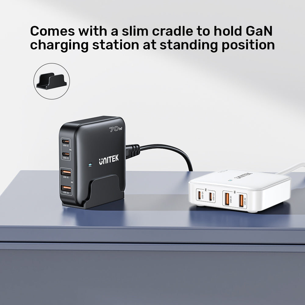 70W Desktop GaN Charging Station (Slightly Damaged Packaging Discount)