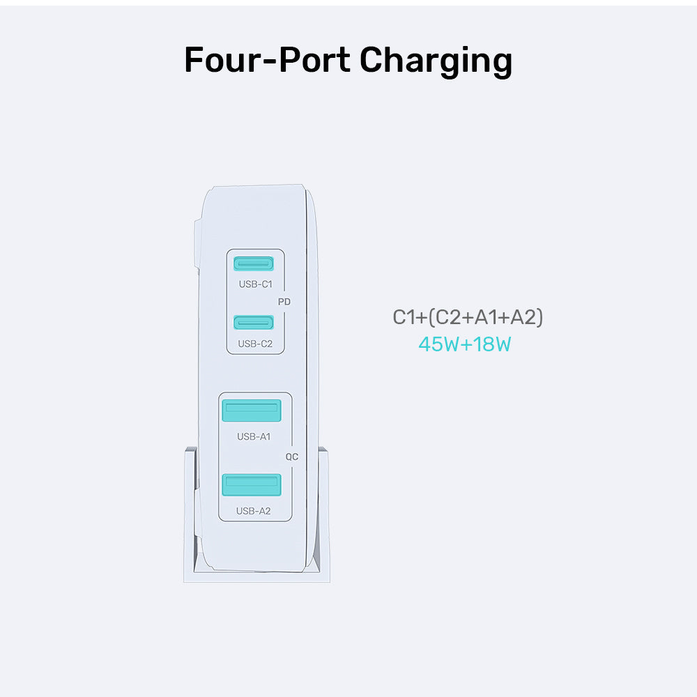 70W Desktop GaN Charging Station (Slightly Damaged Packaging Discount)