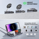 Qi2 Foldable 3-in-1 Charging Station