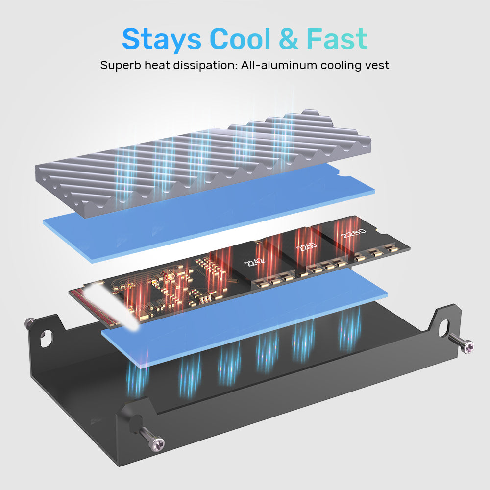 SolidForce Reefer Pro USB 40Gbps to M.2 SSD (PCIe/NVMe) Enclosure