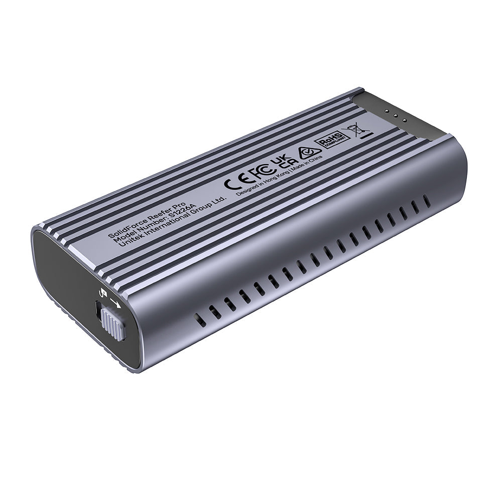 SolidForce Reefer Pro USB 40Gbps to M.2 SSD (PCIe/NVMe) Enclosure