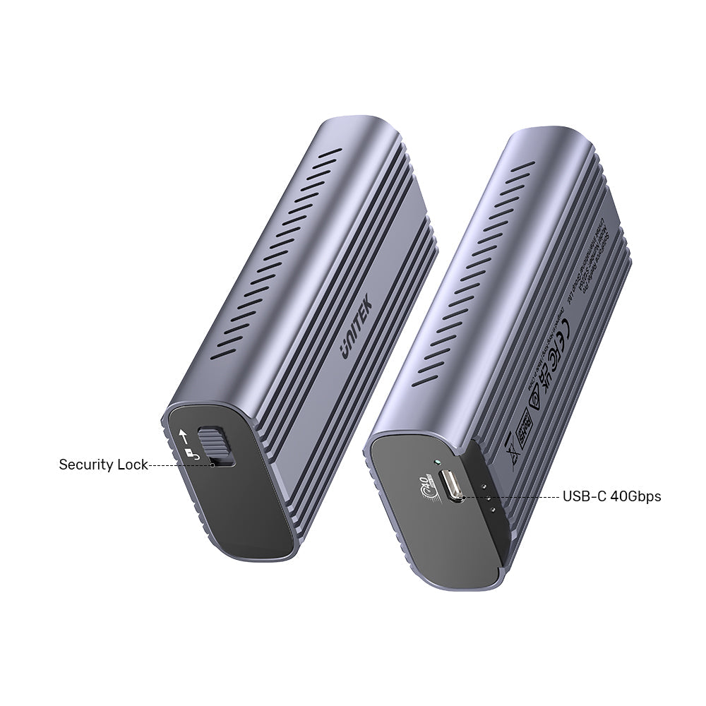 SolidForce Reefer Pro USB 40Gbps to M.2 SSD (PCIe/NVMe) Enclosure