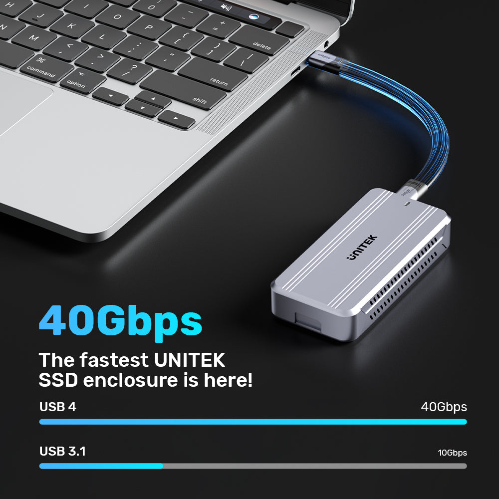 SolidForce Reefer TurboCool USB4 40Gbps M.2 SSD Enclosure with Cooling Fan