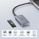 SolidForce Reefer TurboCool USB4 40Gbps M.2 SSD Enclosure with Cooling Fan