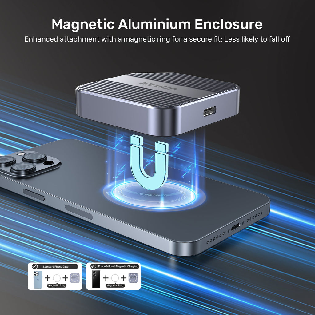 Magnetic M.2 2230 NVMe SSD Enclosure