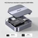 Magnetic M.2 2230 NVMe SSD Enclosure