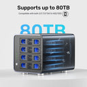 4 Bay RAID External Hard Drive Enclosure