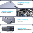 2 Bay External Hard Drive Enclosure