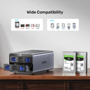 2 Bay USB-C RAID External Hard Drive Enclosure