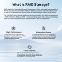 2 Bay USB-C RAID External Hard Drive Enclosure