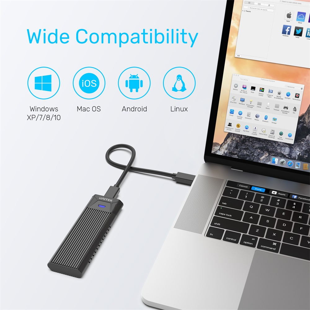 SolidForce PCIe/NVMe M.2 SSD Enclosure Lite